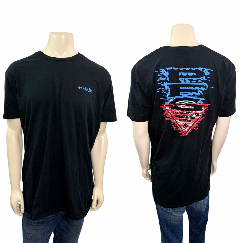 Columbia Sportswear Men's Size XXL Short Sleeve Round Neck PFG Triangle T-shirt